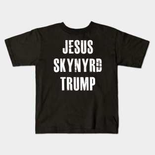 Jesus Skynyrd Trump Kids T-Shirt